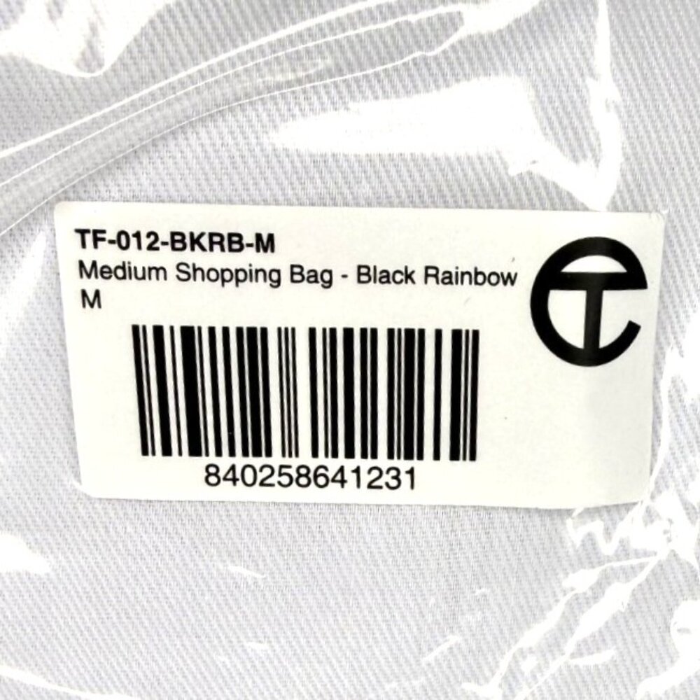 Telfar, Black Rainbow Medium Shopping Bag, NWT - Picture 8 of 13